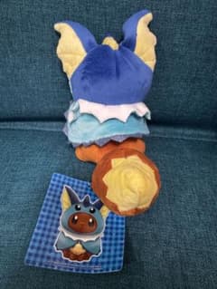 新品　イーブイ ポンチョ　シャワーズ　ぬいぐるみ　ポケモンセンター　レア　ラストのサムネイル
