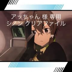アッちゃん 様 専用☆シノン クリアファイルのサムネイル