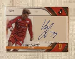 【1of1】2024 TOPPS キャスパー・ユンカー　直筆サインカード ☆topps Jリーグ 2024 ユンカー サイン☆名古屋グランパス☆A-JK