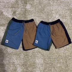 CHUMS チャムス キッズ ハーフパンツ 2点セット　ペアのサムネイル