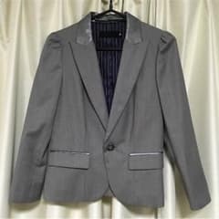 ちま様専用【AND A】上品 ジャケット グレー【美品】のサムネイル