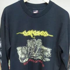 90年代ビンテージ　初期CARCASSバンドT　ロンTのサムネイル