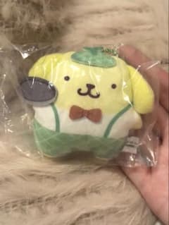 ぬいぐるみマスコット　サンリオ　ポムポムプリン メロンバフェの香りのサムネイル
