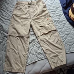 NIKE 2way コンバーチブルパンツ ベージュ XLのサムネイル