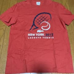 Lacoste テニス Tシャツ 赤色 NEW YORK 2012のサムネイル
