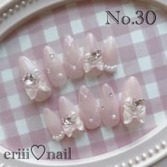 オーダーネイルチップ♡ゆめかわ原宿地雷姫ギャル量産型フレンチ 