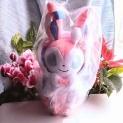 ニンフィア　クリスマス　ポケモンセンター　ぬいぐるみ　未開封！　清潔！ ニンフィア クリスマス ポケモンセンター ぬいぐるみ 未開封！ 清潔