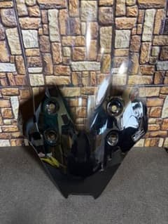 美品　フォルツァmf10 純正　ミドル　スクリーン　ハーフスクリーン　金具あり 美品 フォルツァmf10 純正 ミドル スクリーン ハーフスクリーン 金具