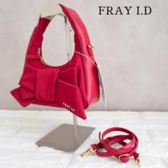 未使用タグ付き】FRAY I.D リボン ショルダー ハンドバッグ 2way 