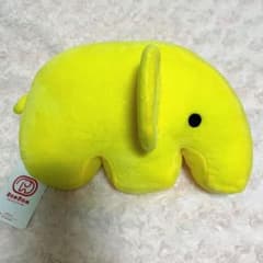 ドムドムハンバーガー どむぞうくん ダイカットミニクッション イエロー