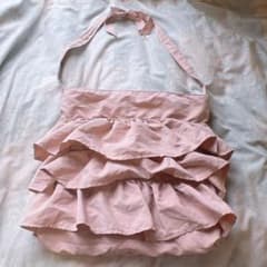 フリル トートバッグ ピンクのサムネイル