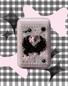 MagSafe対応　スマホアクセサリー　カードケース　デコ　キラキラのサムネイル
