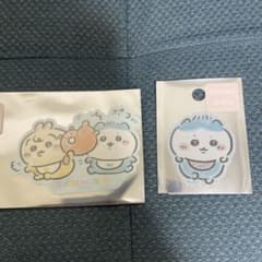ハチワレ　うさぎ　スマホに貼れるサイズのステッカーのサムネイル