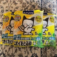 猫砂　ライオンニオイをとる砂のサムネイル