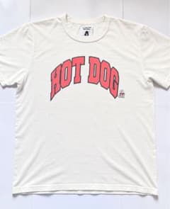 タコマフジレコード ホットドッグ Tシャツ ホワイト　Lのサムネイル