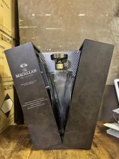MACALLAN・マッカランリフレクション700mlデキャンタ空瓶木箱説明