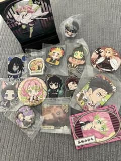 鬼滅の刃 まとめ売り アニメグッズ キャラクター 缶バッジ ラバー