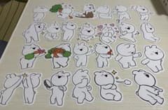 yキキ様 すこぶる動くうさぎ ステッカーセットのサムネイル