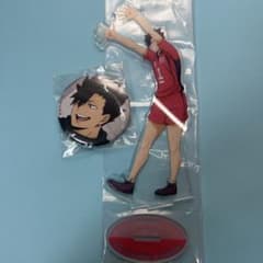 ハイキュー!! 黒尾鉄朗 アクリルスタンド＆缶バッジセット - メルカリ