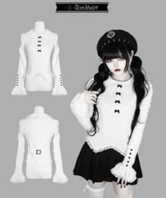 DimMoire お嬢様のおでかけトップス(White)Mサイズ - メルカリ