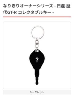 なりきりオーナーシリーズ日産　歴代GT-R コレクタブルキー シークレットのサムネイル