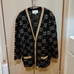 GUCCI ロゴ柄 カーディガン XSのサムネイル