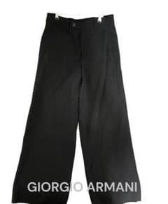 GIORGIO ARMANI ジョルジオアルマーニ スラックス ブラック メンズのサムネイル