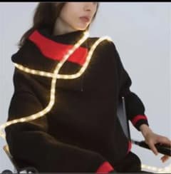 Soduk 18AW  Lined flipover knit sweaterのサムネイル