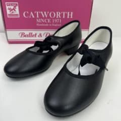 ★超美品★CATWORTH バレエシューズ スタータップ ブラック 24.5㎝ ☆超美品☆CATWORTH バレエシューズ スタータップ ブラック 24.5