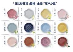サントリー 金麦 花やか皿 12枚セット　コンプリート　新品•未使用 サントリー 金麦 花やか皿 12枚セット コンプリート 新品未使用