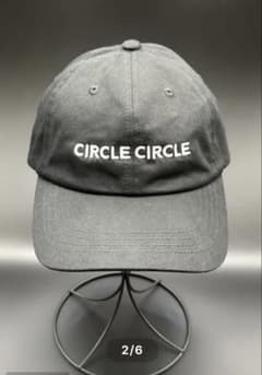 値下げ　CIRCLE CIRCLE 6PANEL CAP ブラックのサムネイル