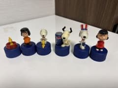 PEPSI スヌーピー ボトルキャップ フィギュア 6種セットのサムネイル