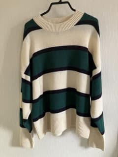 H&M ストライプニットセーター XSのサムネイル