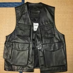ラム革製のレザーベストになりますのサムネイル