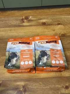 即日発送K9 Natural ラム＆キングサーモンドライドッグフード500g2袋 即日発送K9 Natural ラム＆キングサーモンドライドッグフード500g2袋