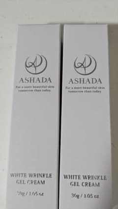 ASHADA ホワイトリンクルジェルクリーム 30g　2本 ASHADA ホワイトリンクルジェルクリーム 30g×2 - メルカリ