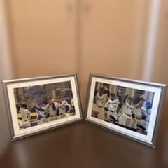 阪神タイガース 額装写真 2枚セット 優勝パレード 記念フォト Tigers 阪神タイガース 額装写真 2枚セット 優勝パレード 記念フォト Tigers