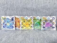 [Brand New, Unopened] FamilyMart Pokoa Pokemon Acrylic Keychain Set of 5