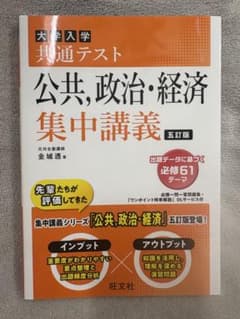 大学入学共通テスト 公共・政治・経済 集中講義 五訂版のサムネイル