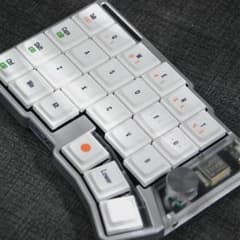 Cornix LP 無線分割キーボード シルバー - メルカリ