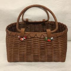 かごバッグ　クラフトバッグ　バスケットのサムネイル