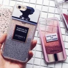 香水瓶☆クリーム型★iPhone6☆グリッターケース☆のサムネイル