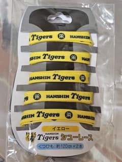 阪神タイガース くつひも シューレース ブラック 120cm×2本のサムネイル