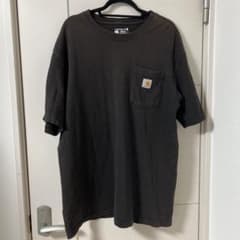 ダークグレー オーバーサイズ Tシャツ ポケット付きのサムネイル