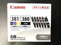 Canon 純正インク BCI-381s+380s/6MP 小容量 6色パックのサムネイル