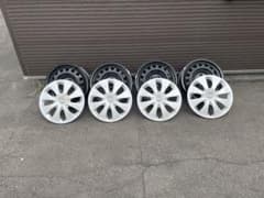 【手渡し限定】アクア純正スチールホイール5J-15➕ホイールキャップ4本セットのサムネイル