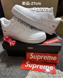 新品-NIKE Airforce1 x SUPREME 27cmのサムネイル