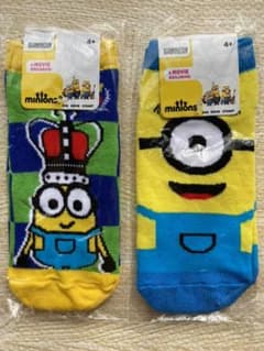 ミニオンズ　靴下2足セットのサムネイル