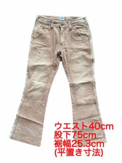 Lee 微フレア ダブルニーペインターパンツ Mサイズ　日本製 EDWINのサムネイル