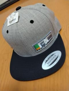 Radio Craft Flat Visor Cap. Silver/Black + RC Patch